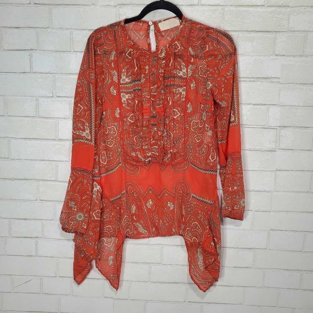 Anthropologie Love Sam long sleeve blouse